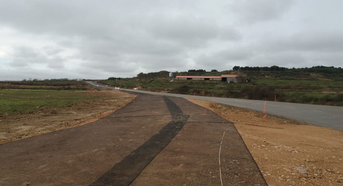 Acondicionamiento del acceso a San Lorenzo del Flumen desde la A-131 (Lalueza) Altoaragonesa de ingeniería civil