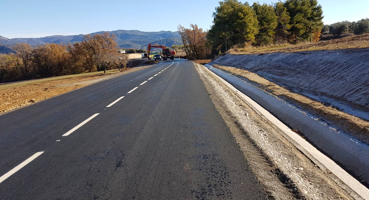 Carretera de Lamata a Javierre de Olson (Huesca) Altoaragonesa de ingeniería Civil (4)